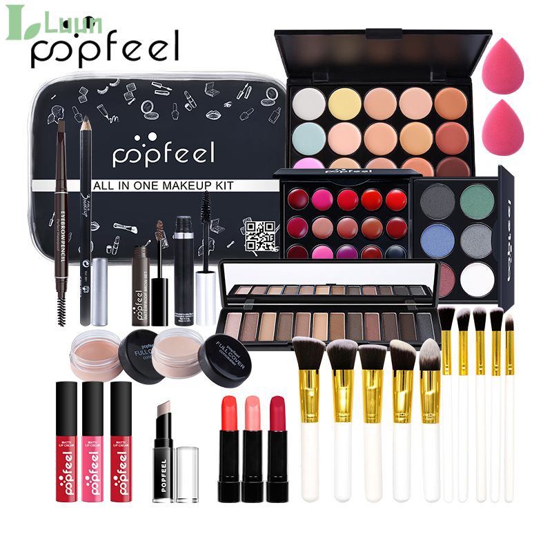 (Hàng Mới Về) Bộ Mỹ Phẩm Trang Điểm Chuyên Nghiệp Popfeel (Caun) Thương Hiệu Popfeel (Kit003B) | BigBuy360 - bigbuy360.vn