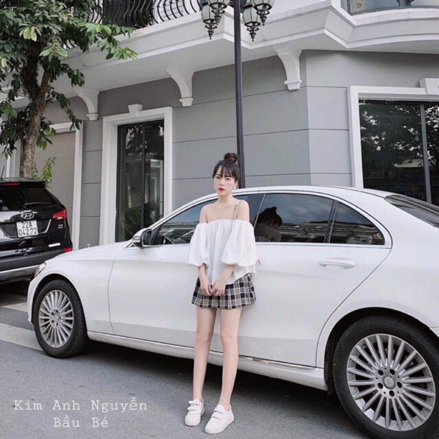 SET ÁO TRỄ VAI + CHÂN VÁY