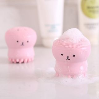 Cọ rửa mặt và massage bạch tuộc