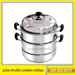 (Hàng Loại 1) Nồi Hấp Inox Đa Năng 3 Tầng Size 28cm