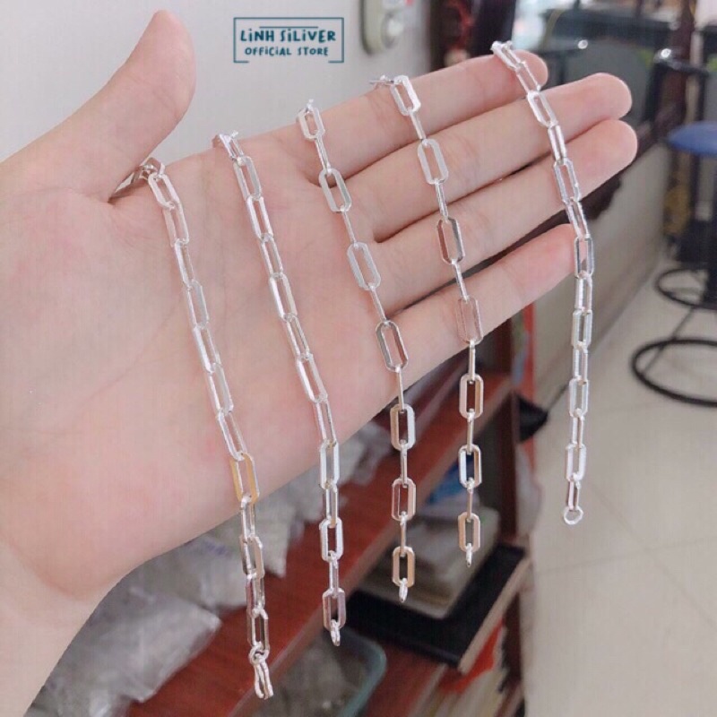 LẮC TAY NAM NỮ BẠC TA DẠNG XÍCH - TRANG SƯC BẠC