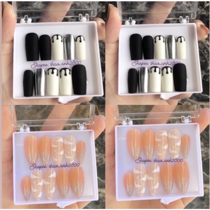 NailBox móng úp mẫu tráng gương