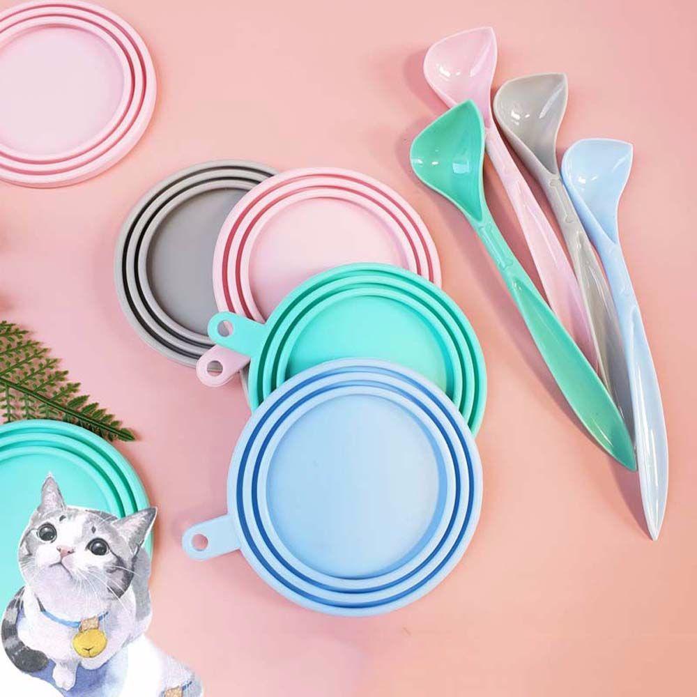 AUGUSTINA Muỗng Múc Thức Ăn Cho Mèo Bằng Silicone Đa Năng