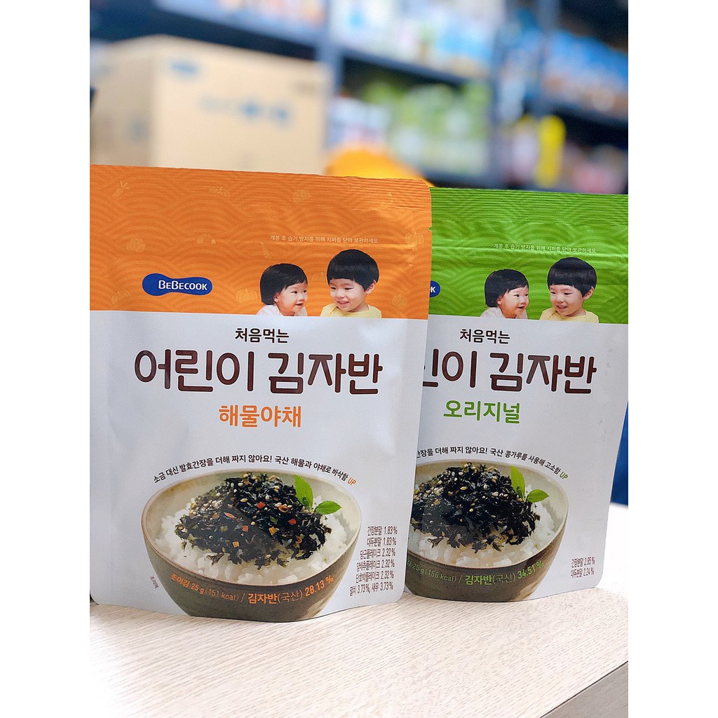 Rong biển rắc cơm Bebecook HSD T12/2022