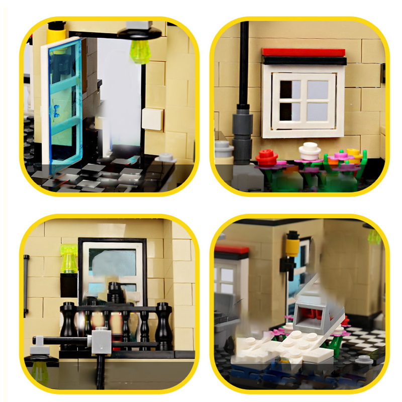 Bộ đồ chơi lắp ghép mô hình nhà ở nhiều màu sắc cho trẻ em