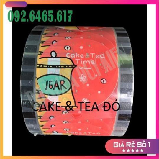 (2400 Nắp) Cuộn Màng Ép Ly Nhựa - Màng Dập Cốc Các Hình TEA, DRINK, ĐÔI MẮT,MÀNG TRƠN ,INFINI TEA ...  - NHẬT ANH