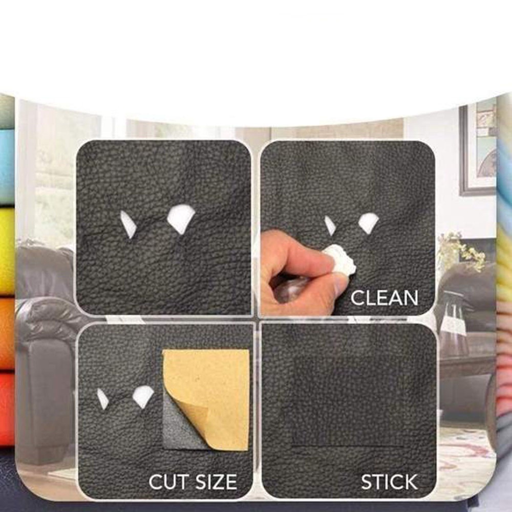Miếng Dán Bằng Da PU Tự Dính Trang Trí Cho Ghế Sofa Kích Thước 25*30/20*30cm