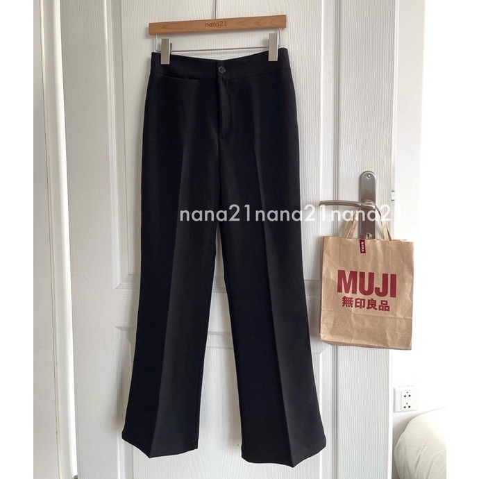Quần tây dáng suông loe nhẹ