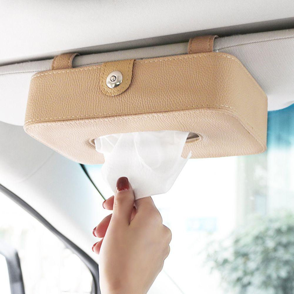 LET Túi Đựng Thẻ / Tài Liệu / Kính Mát / Thẻ Gắn Tấm Che Nắng Xe Hơi Gọn Gàng Tiện Lợi