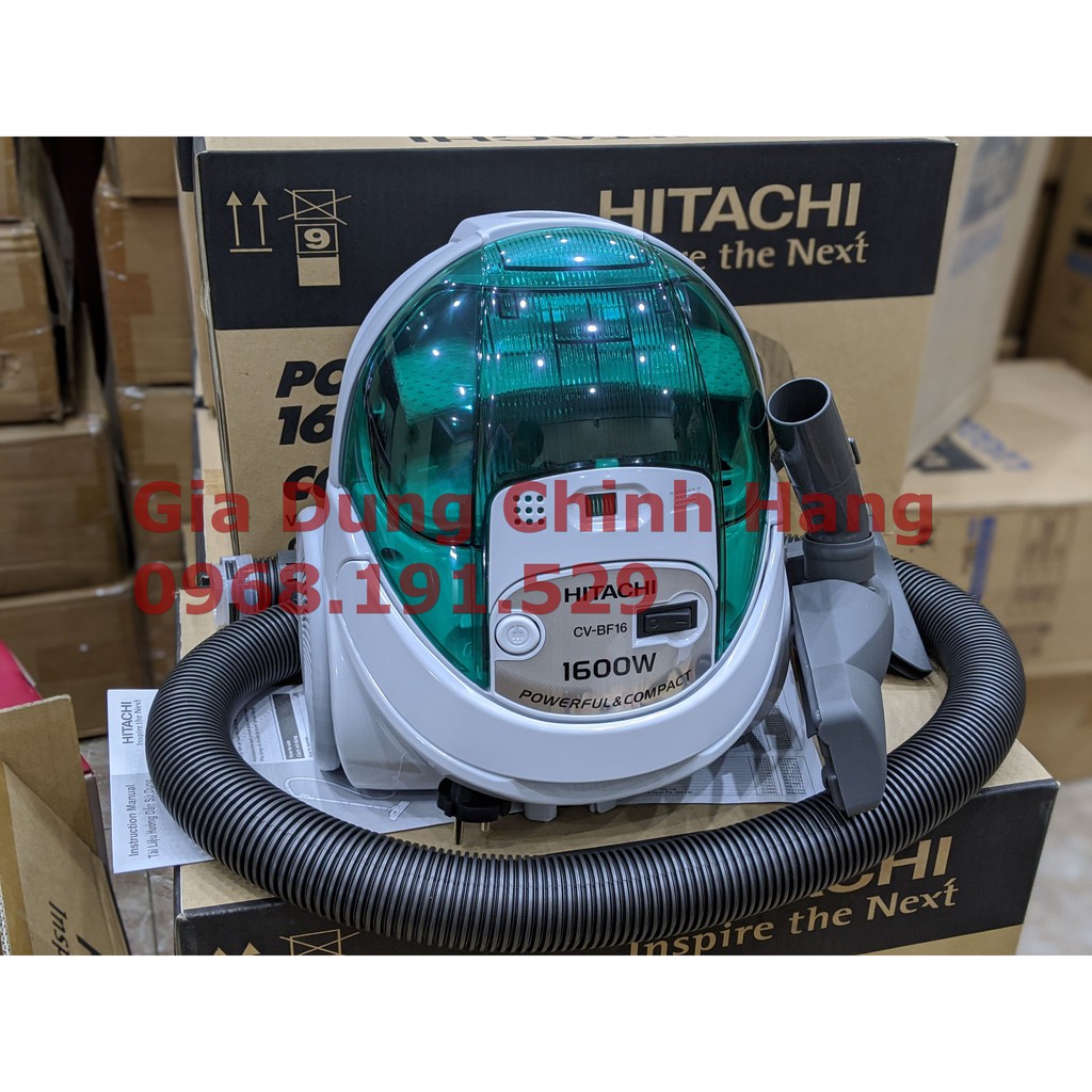 Máy hút bụi Hitachi CV-BF16 24CV(GN) - BH 1 đổi 1 theo Quy định Shop