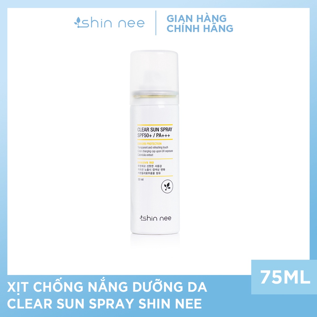 [Mã BMBAU50 giảm 7% đơn 99K] Xịt chống nắng Clear Sun Spray Shin Nee 50ml