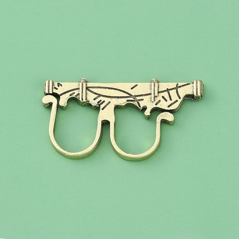 Nhẫn Hai Lớp Phong Cách Hip Hop Dùng Làm Đạo Cụ Chụp Ảnh