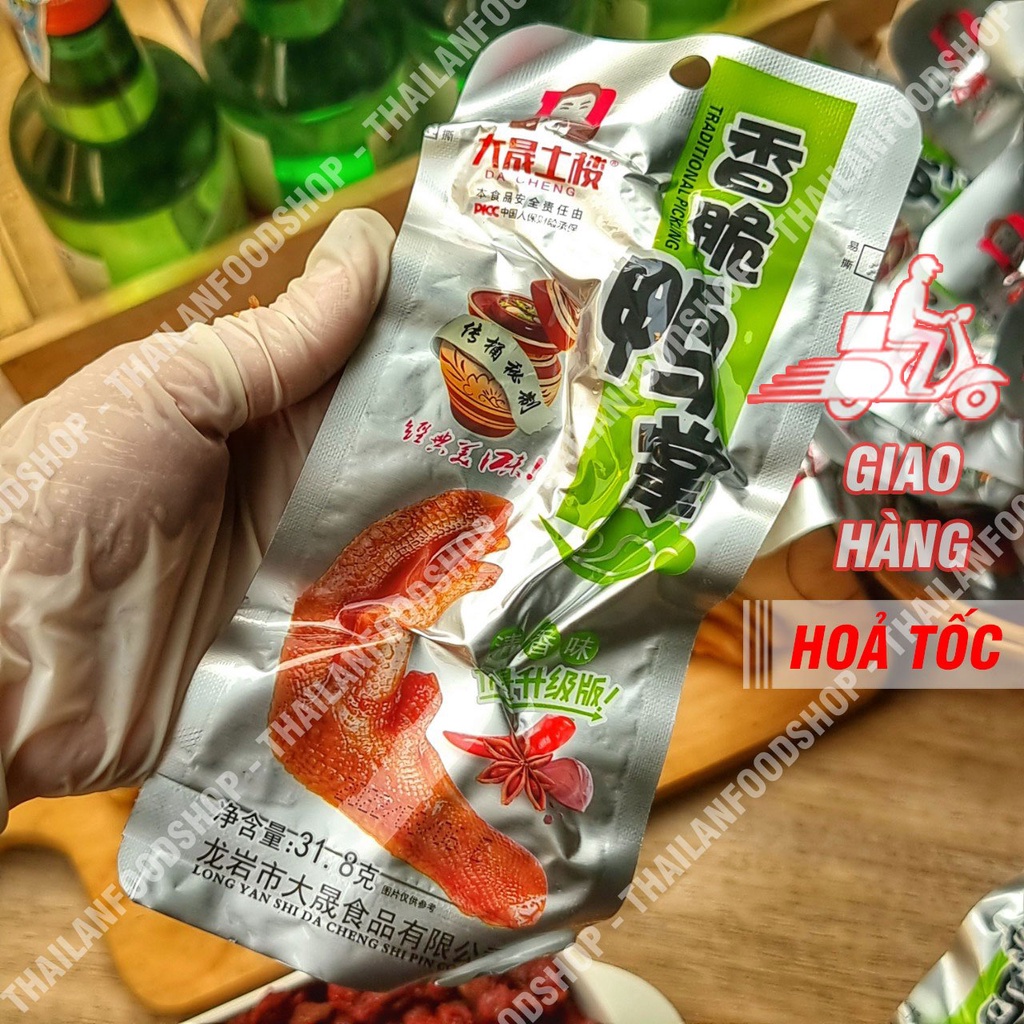 Chân Vịt Dacheng Xanh - Túi 30 Chân