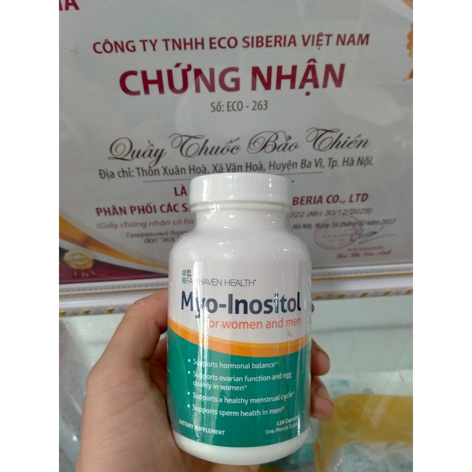 Myo Inositol [CHUẨN 100%] tăng thụ thai tự nhiên, hỗ trợ vô sinh hiếm muộn