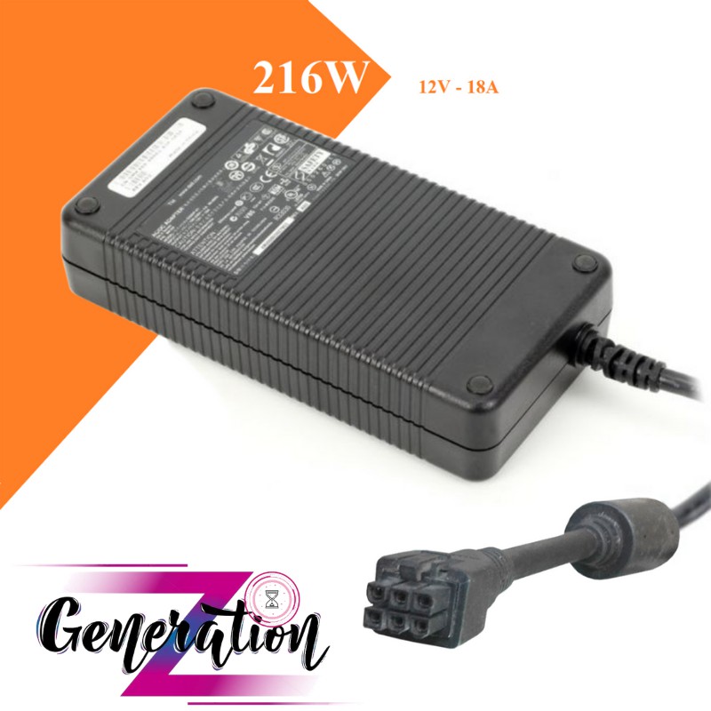 Bộ Sac laptop Dell 12V- 12.5A/18A (6 Đầu Lỗ) - Adapter DELL 12V- 12.5A/18A (6 Đầu Lỗ)