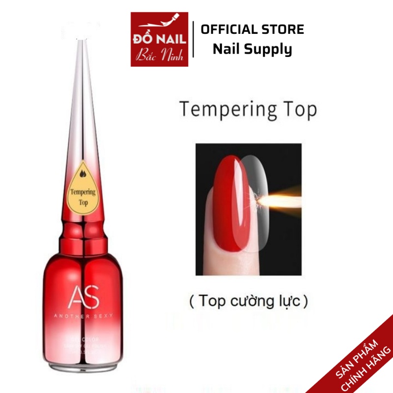 Base Top , Top Lì, Cứng Móng AS Chai Đỏ Chính Hãng 15ml