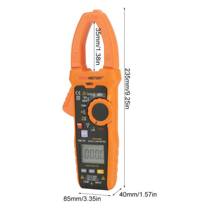 Ampe kìm DC/AC Cầm Tay Peakmeter Pm2128