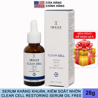 Serum làm dịu da, kiểm soát bã nhờn, kháng khuẩn Image Skincare Clear Cell Restoring Serum Oil Free 28g