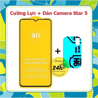 Combo Kính cường lực Vsmart Star 5 full màn hình 9D + Dán bảo vệ Camera sau