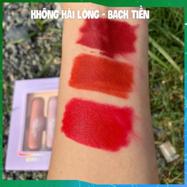 [HÀNG CHÍNH HÃNG] SET 3 Son Sáp Vỏ Tím Pastel Tình Nhân HENGFANG KING DC Lên Màu Chuẩn Bám Lâu Siêu Mới Lạ HOT