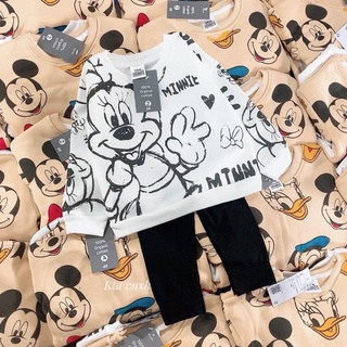 SET COMBO 2 BỘ NỈ BÔNG MICKEY DONAL CHO BÉ