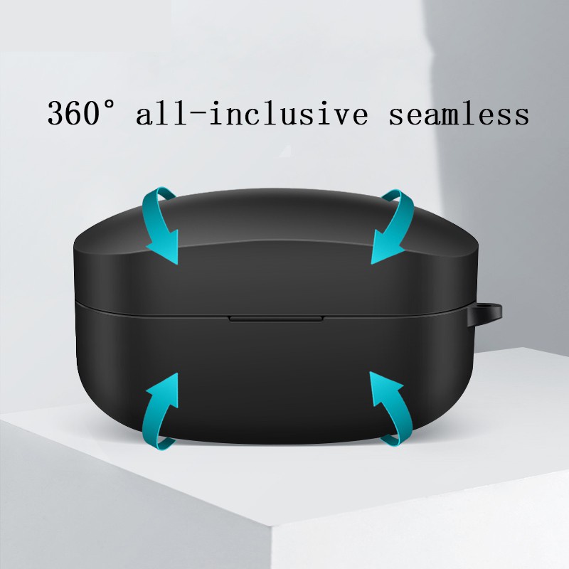 Vỏ bảo vệ hộp đựng tai nghe bằng silicon TPU kèm mềm móc chống thất lạc cho SONY WF-1000XM4