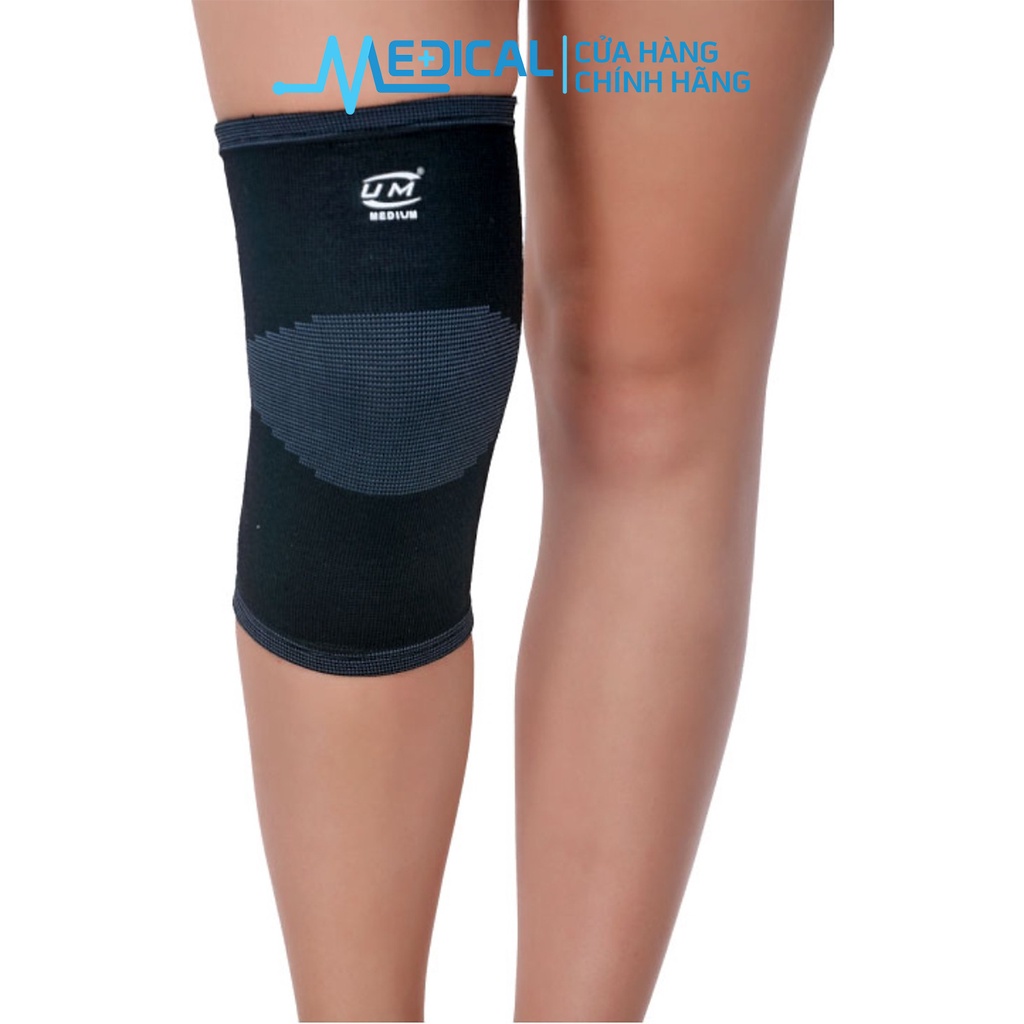 Bó gối thể thao 3D Grey United Medicare F02 (1 cặp) màu đen - MEDICAL