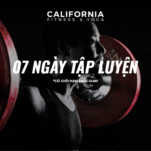 [TOÀN QUỐC] E-voucher tập gym California Fitness - 07 ngày