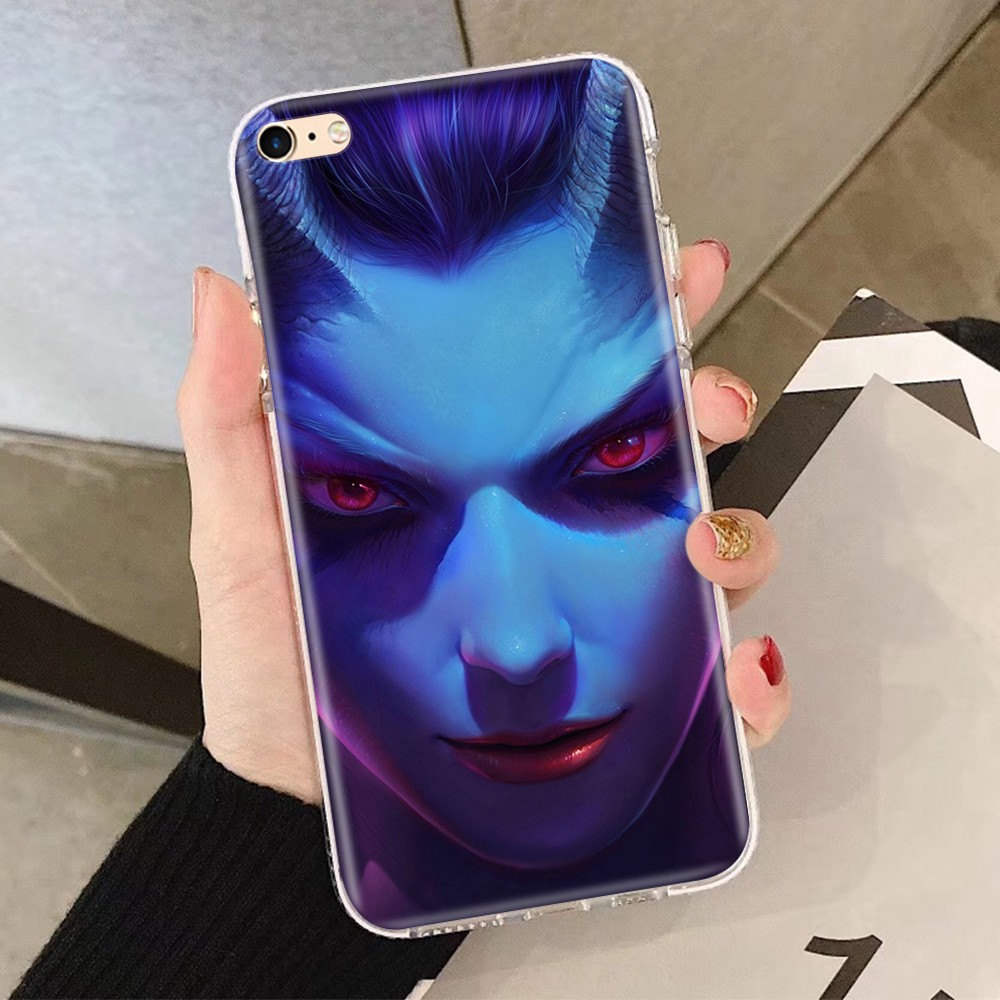 Ốp điện thoại dẻo trong suốt họa tiết 95GT Dota 2 Shadow Fiend cho iPhone 12 Mini 11 Pro XS Max X XR