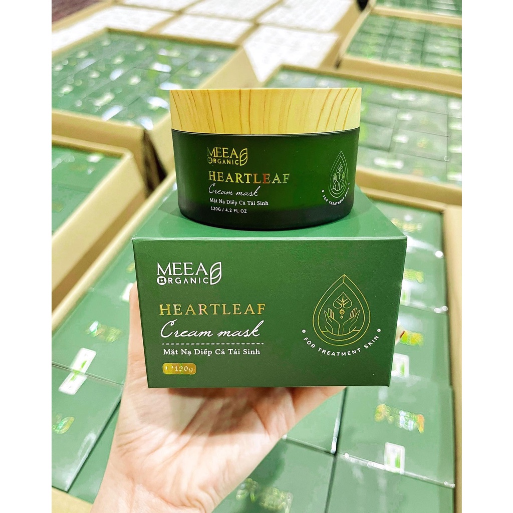 [Chính Hãng] mặt nạ tái sinh meea organic mặt nạ diếp cá tái sinh giảm mụn làm trắng da