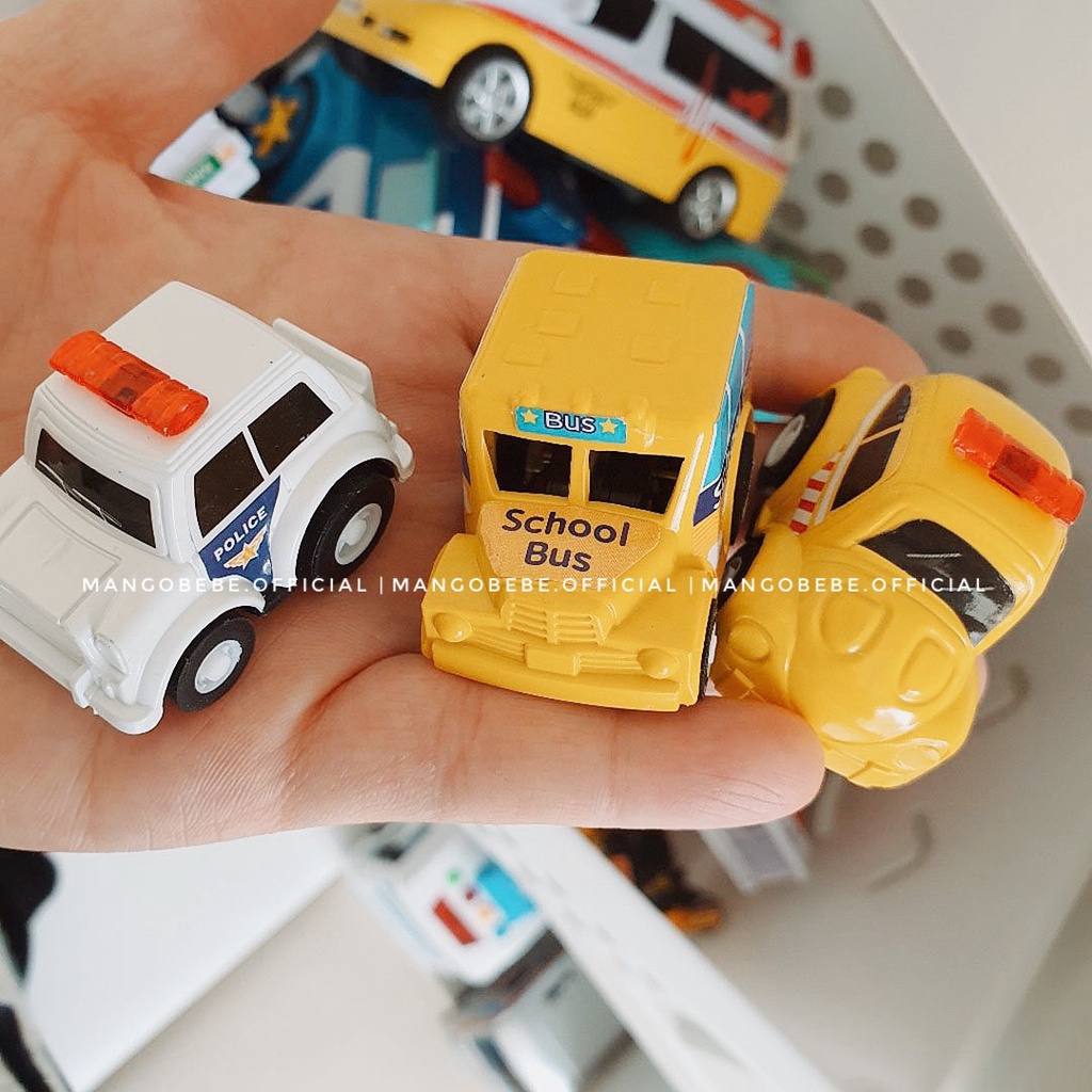 Bộ 24 ô tô Pull Back Car Yowon Collection