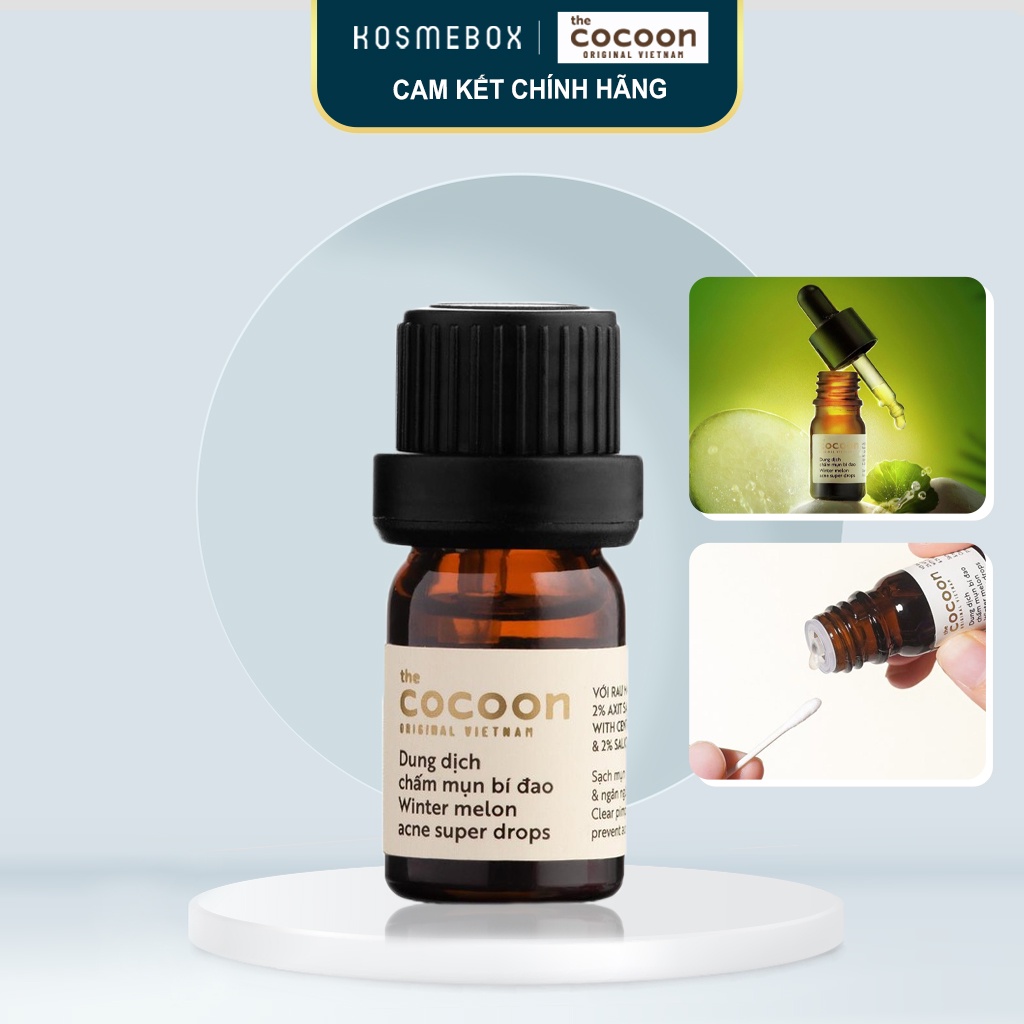 Dung Dịch Chấm Mụn Chiết Xuất Bí Đao Cocoon 5ML