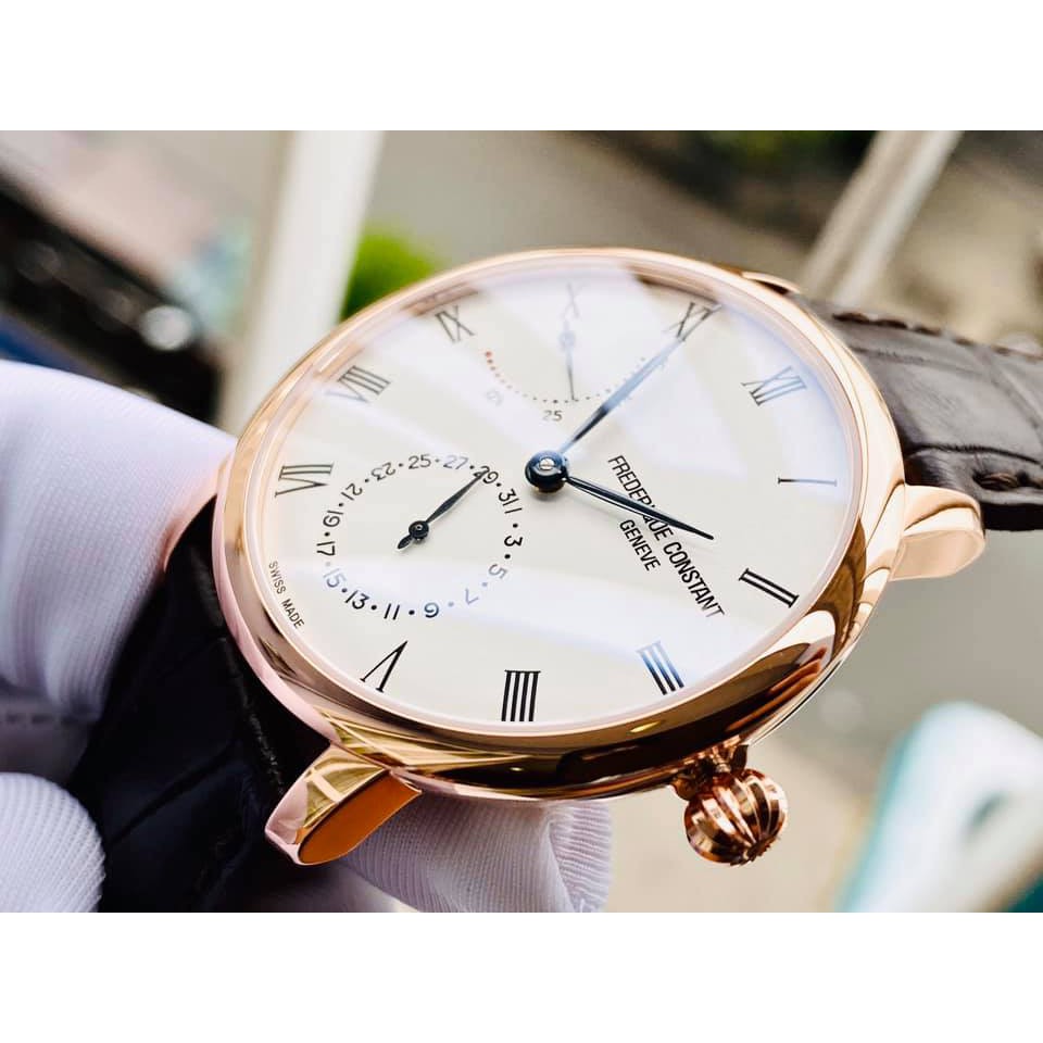 Đồng hồ nam Frederique Constant Slimline Power Reserve Manufacture FC-723WR3S4