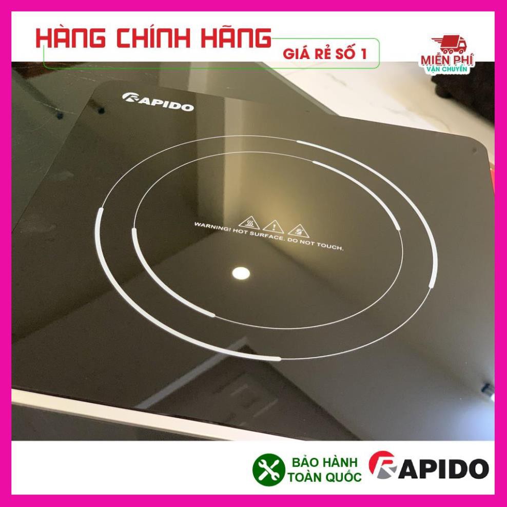 Bếp từ đơn Rapido RI2000ES, bếp điện từ công suất 2000W, bảo hành 12 tháng