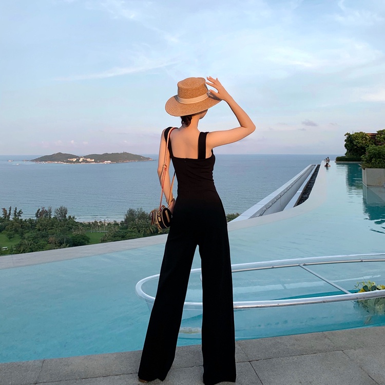 Jumpsuit Zara đen mặc siêu đẹp JUT72QG59N10