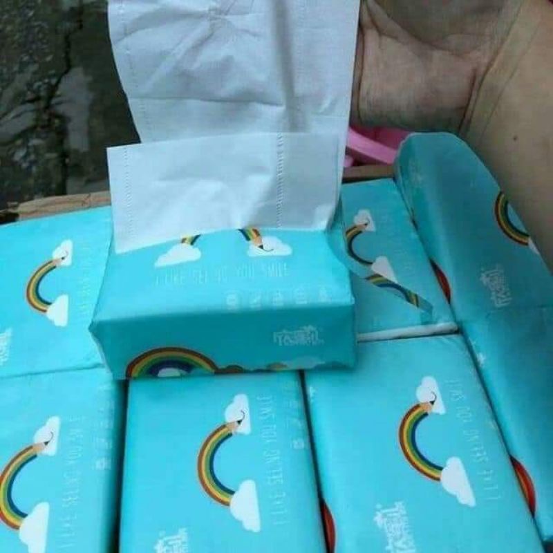 [ CAM KẾT HÀNG ĐẸP LOẠI 1 ] GIẤY ĂN CẦU VỒNG XIN MIER [THÙNG 30 GÓI]