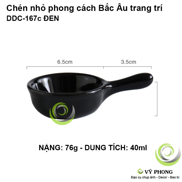 CHÉN SỨ NHỎ CÓ TAY CẦM MÀU ĐƠN PHONG CÁCH BẮC ÂU DECOR TRANG TRÍ BẾP, ĐẠO CỤ CHỤP ẢNH SẢN PHẨM INS DDC-167