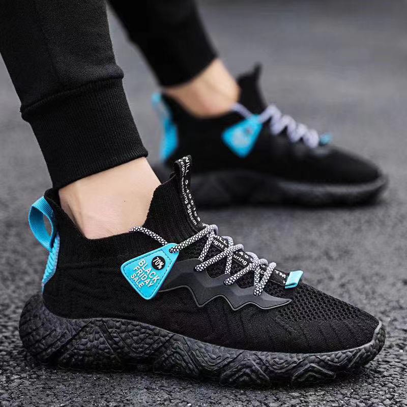 [Mã FAMAYMA2 giảm 10K đơn 50K] (Ảnh Thật) Giày thể thao nam đế siêu nhẹ siêu êm Blacksale friday