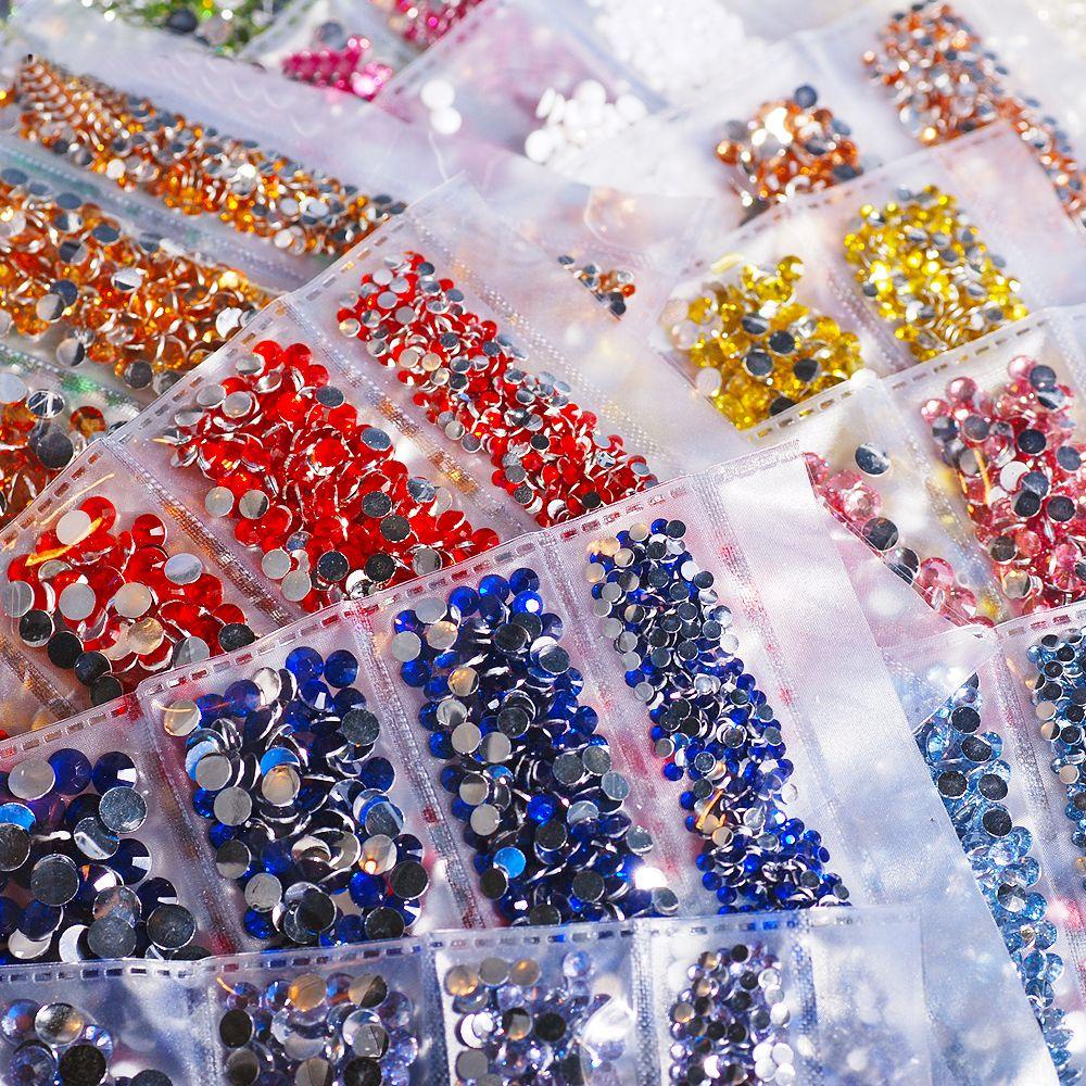 MIH Bộ 100 HạT ĐíNh Trang Trí MóNg 2-6mm