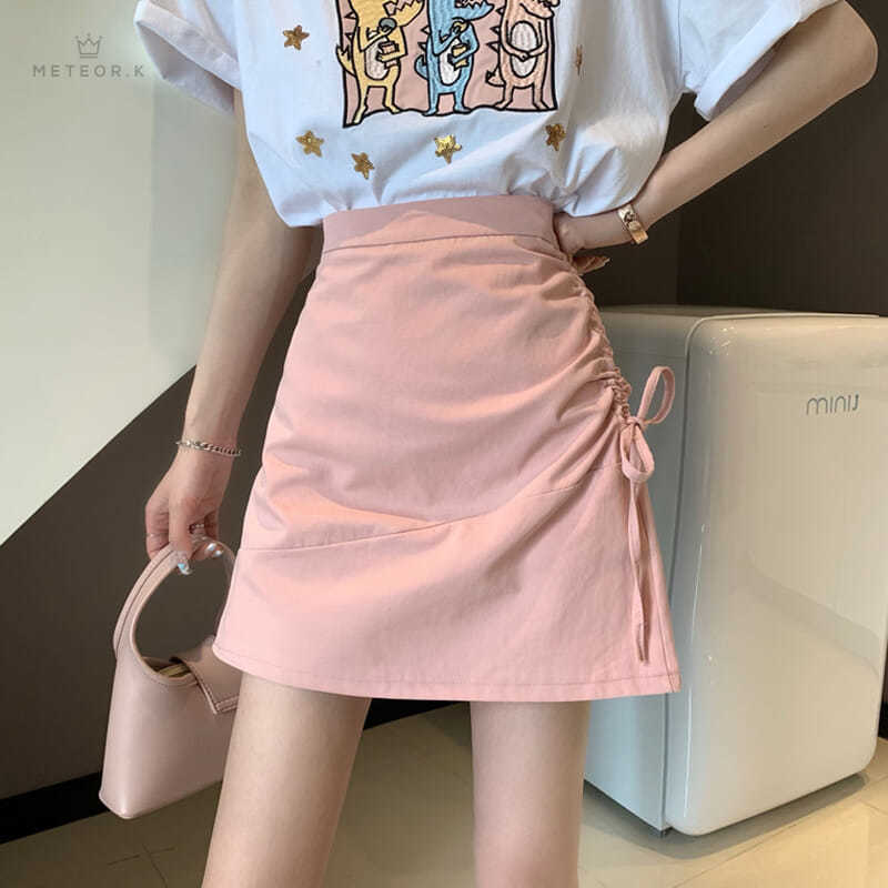 Váy Ngắn Chữ A Lưng Cao Kiểu Hàn Quốc | BigBuy360 - bigbuy360.vn