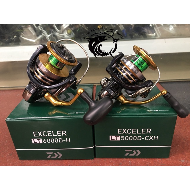 Máy câu Daiwa Exceler LT 2018 siêu bon, siêu nhẹ
