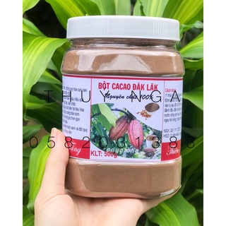 Ca cao đăklăk nguyên chất - loại 1 - hộp 500gr