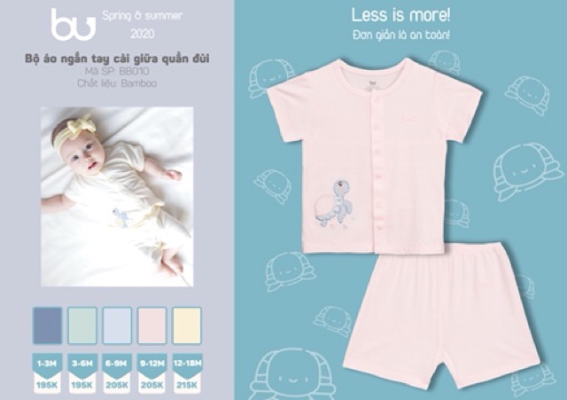 Bộ bu cài giữa thêu rùa, hà mã cho bé