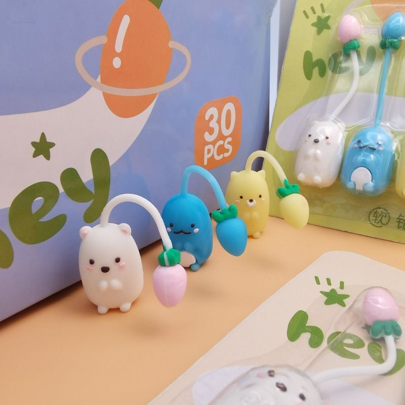 Nắp đậy bút chì Molang - Vỉ 3 cái