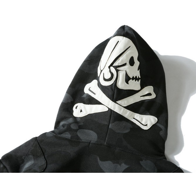 2021 New A Bathing Ape Classic Men And Women Bape Skull NBHD Shark Hoodie Jacket Sweater | BigBuy360 - bigbuy360.vn