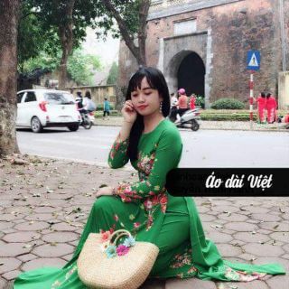 Áo dài may sẵn in 3D (kèm quần, hình thật)