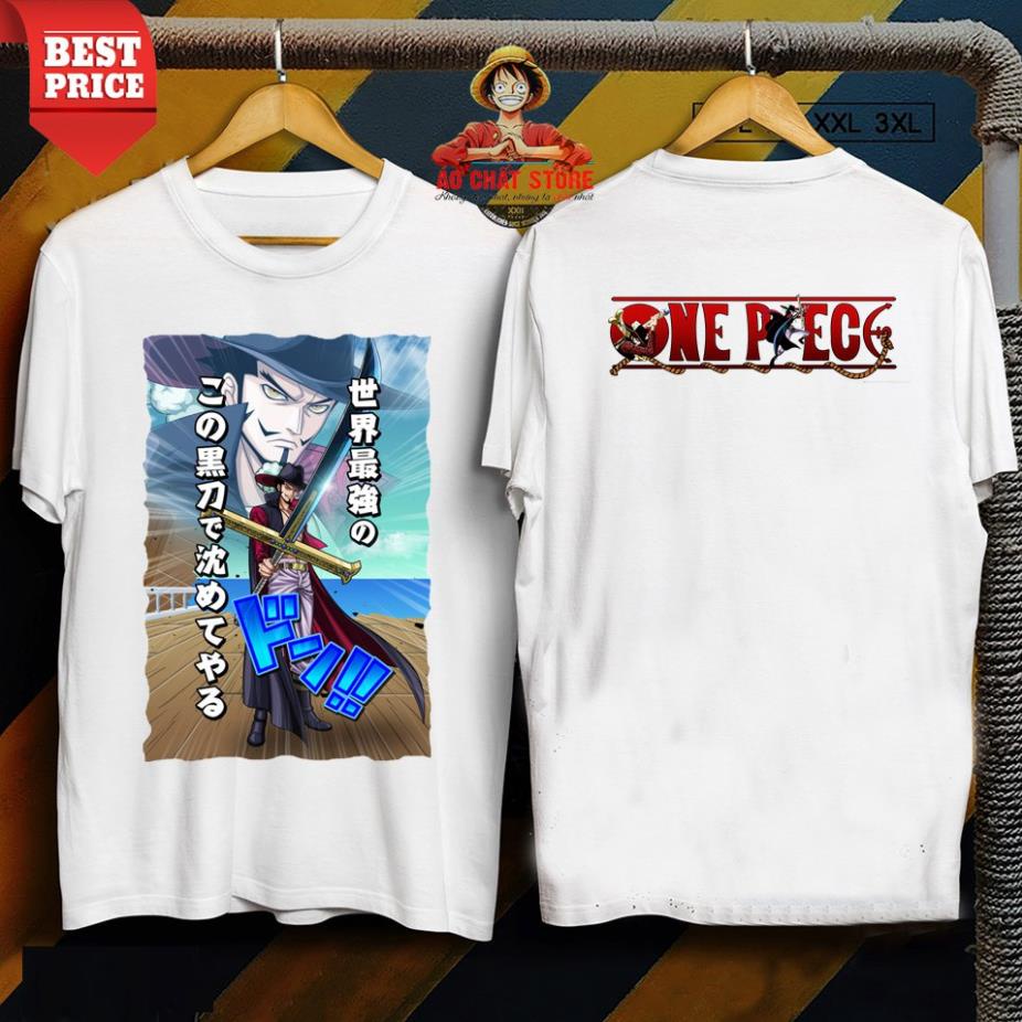 Áo Dracule Mihawk One Piece Siêu Đẹp - Áo Mắt Diều Hâu MIHAWK Giá Rẻ OP138 (Ảnh thật)
