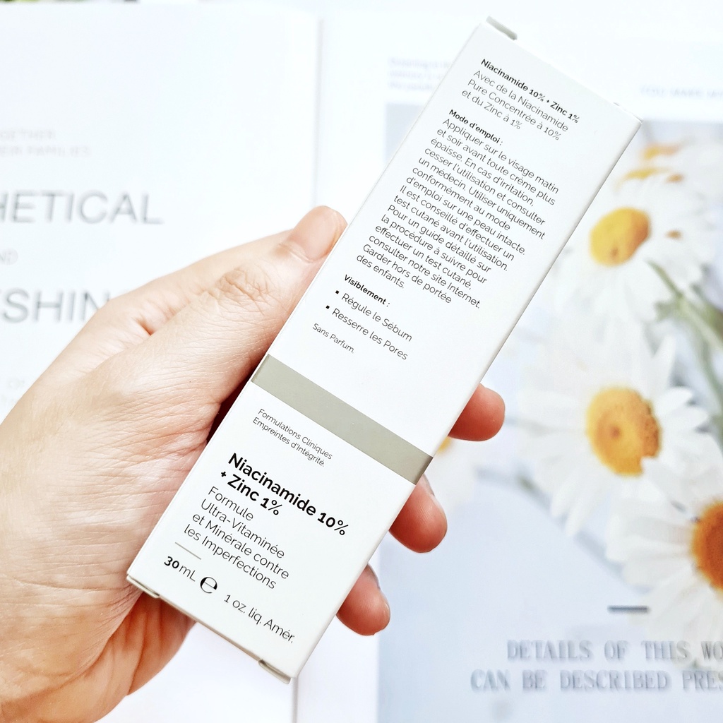 Serum Niaciamide 10% + Zinc 1% The Ordinary_ tinh chất giúp sáng da và thu nhỏ lỗ chân lông