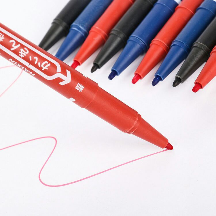 Bút Lông Đánh Dấu Hai Đầu Ngòi Mảnh Phong Cách Nhật Bản