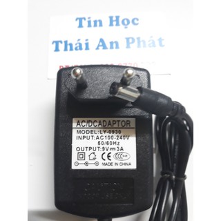 Adapter 9V-3A,đầu lớn (5.5mm*2.1mm~2.5mm),hàng chất lượng.
